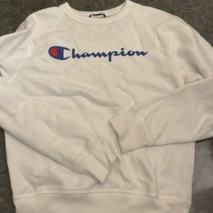 Champion, size small, color: white.